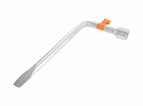 Ключ баллонный Г-образный 19мм L=350мм с лопаткой ЭВРИКА 1/10/40